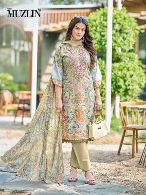 Mizaj muzlin vol-3 wholesale dress material online shopping india